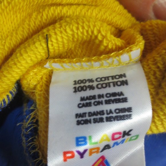 BLACK PYRAMID KIDS YELLOW SWEATPANT - KIDS SIZE 8/9 - Picture 5 of 5